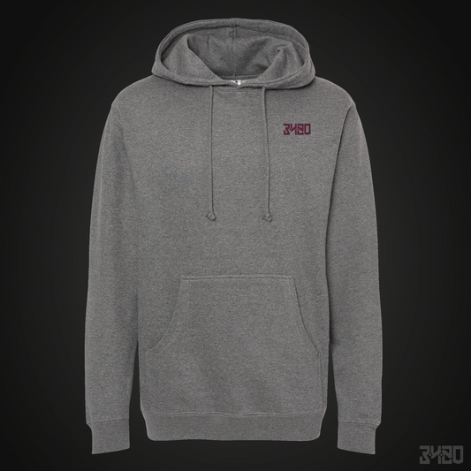 3420 Bloons Full Fill Embroidered Hoodie