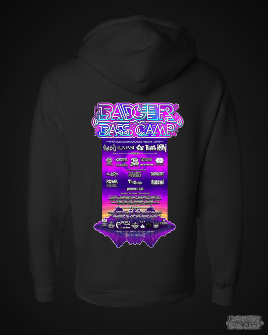 Badger Bass Camp Full Color Lineup Hoodie