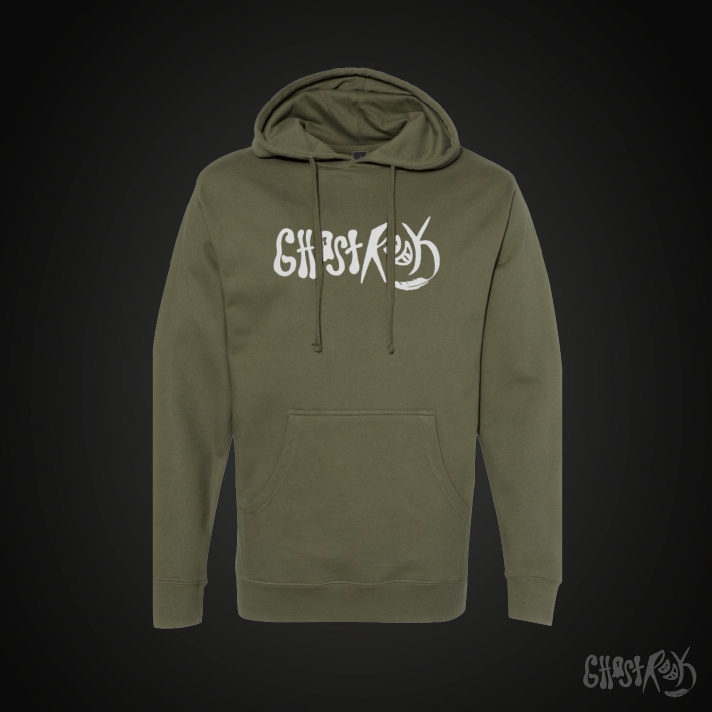 Ghost Rook Embroidered Hoodie - Essential Rook