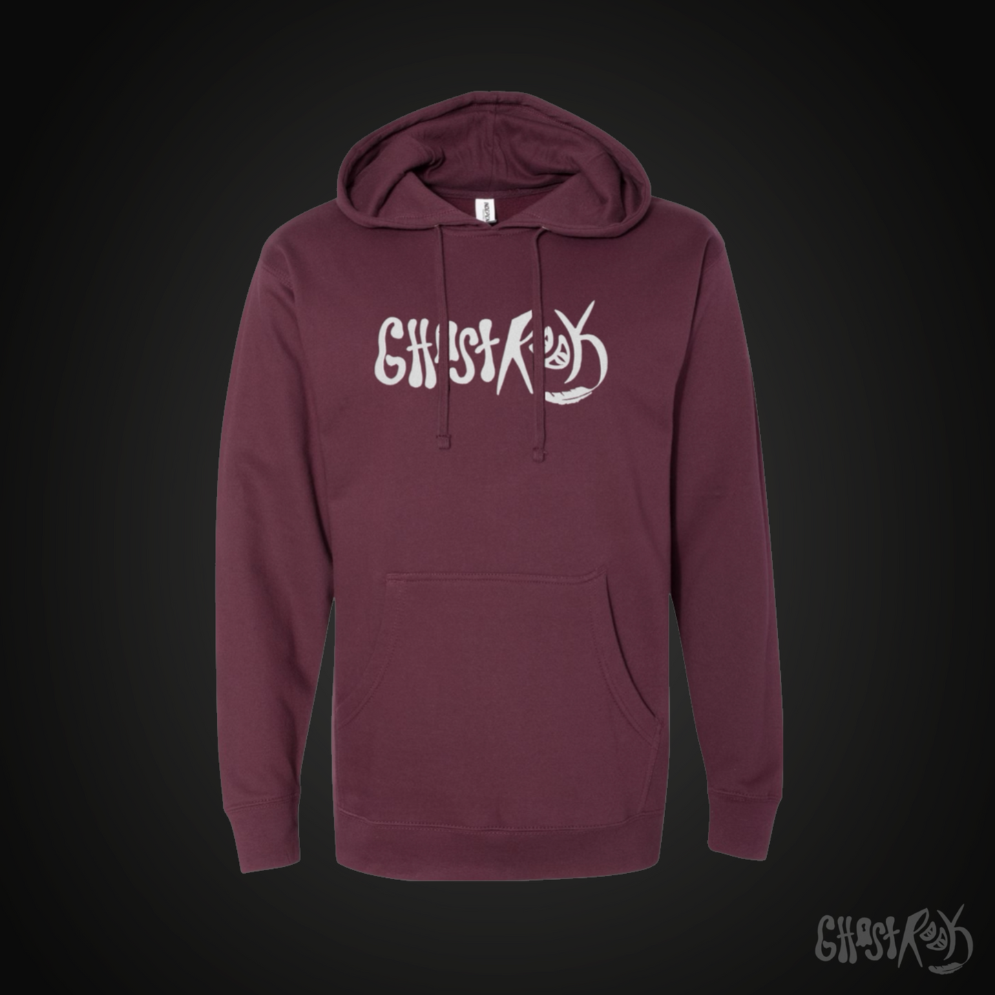 Ghost Rook Embroidered Hoodie - Essential Rook