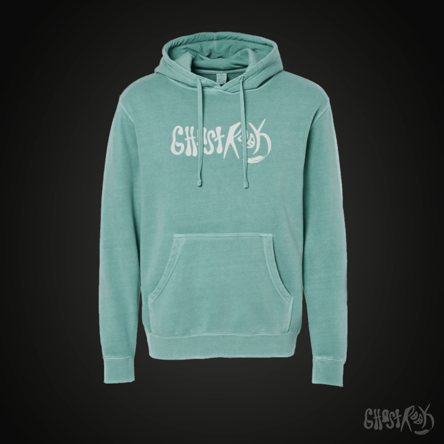 Ghost Rook Embroidered Hoodie - Essential Rook