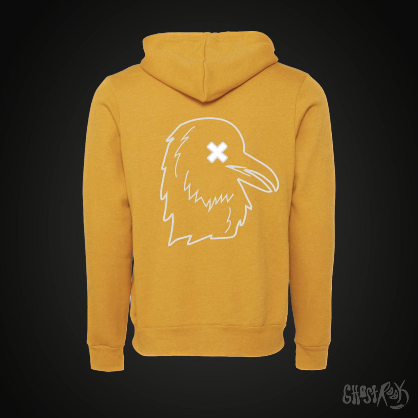 Ghost Rook Embroidered Hoodie - Essential Rook
