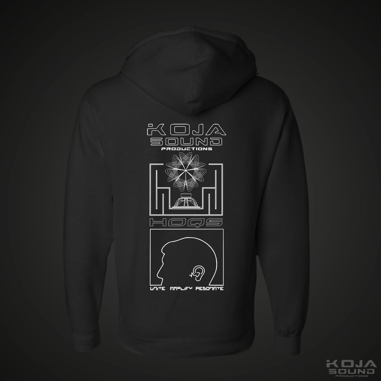Koja Sound Basic Black Hoodie