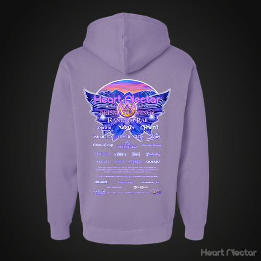 Heart Nectar Embroidered Lineup Hoodie