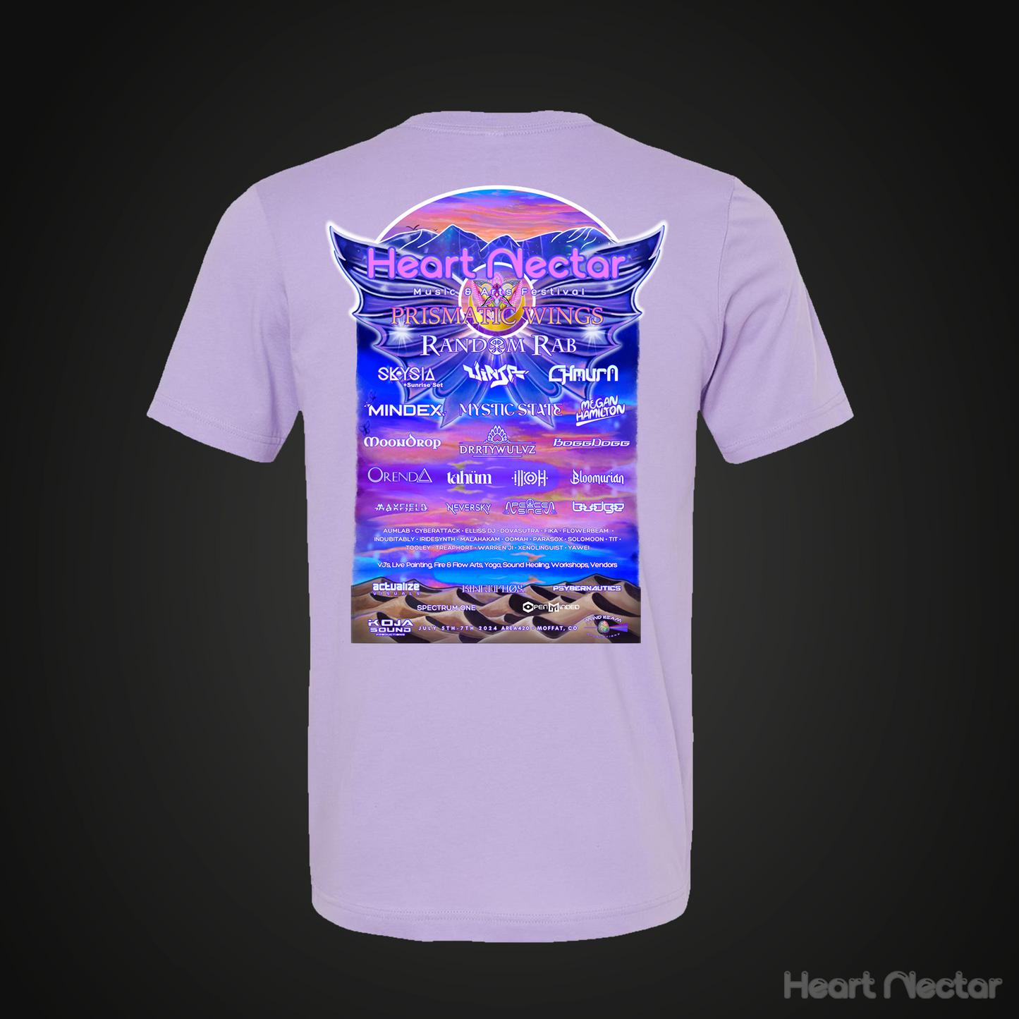 Heart Nectar 2024 Poster Art Jersey T-Shirt