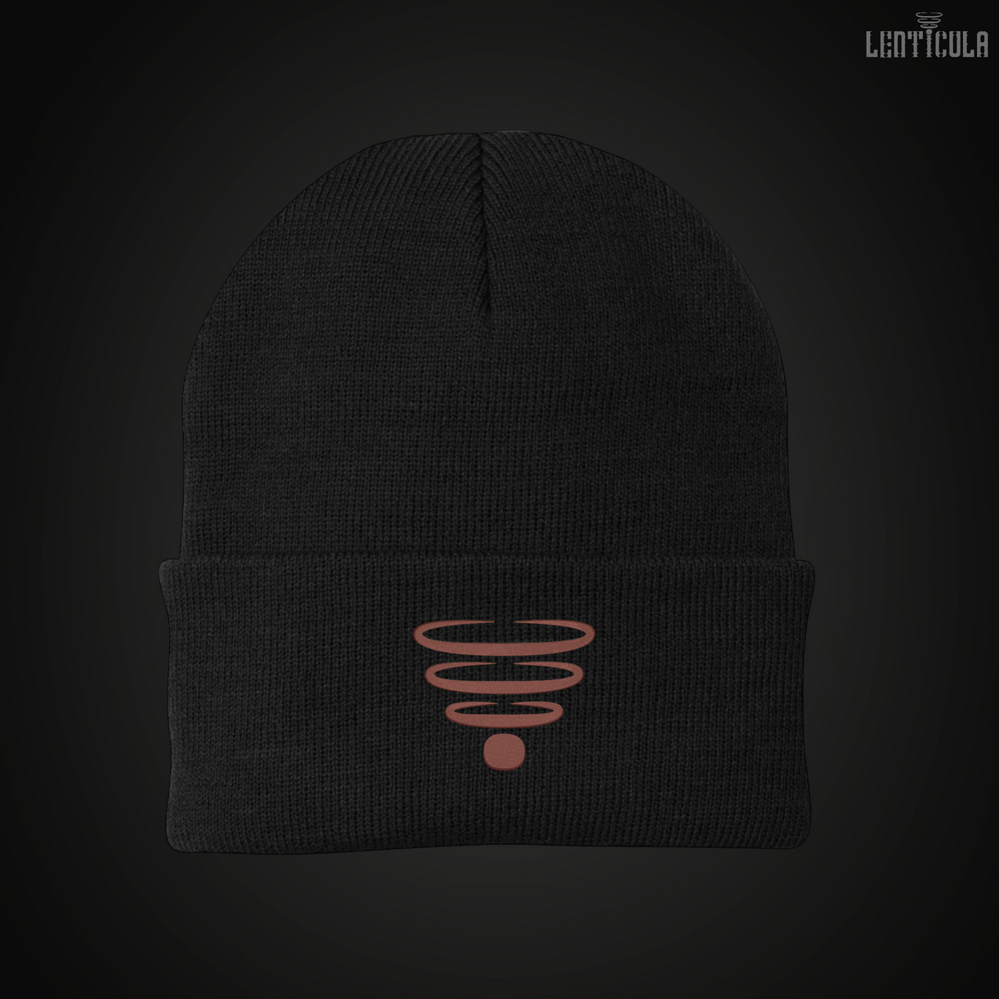 Lenticula Symbol Logo Beanie