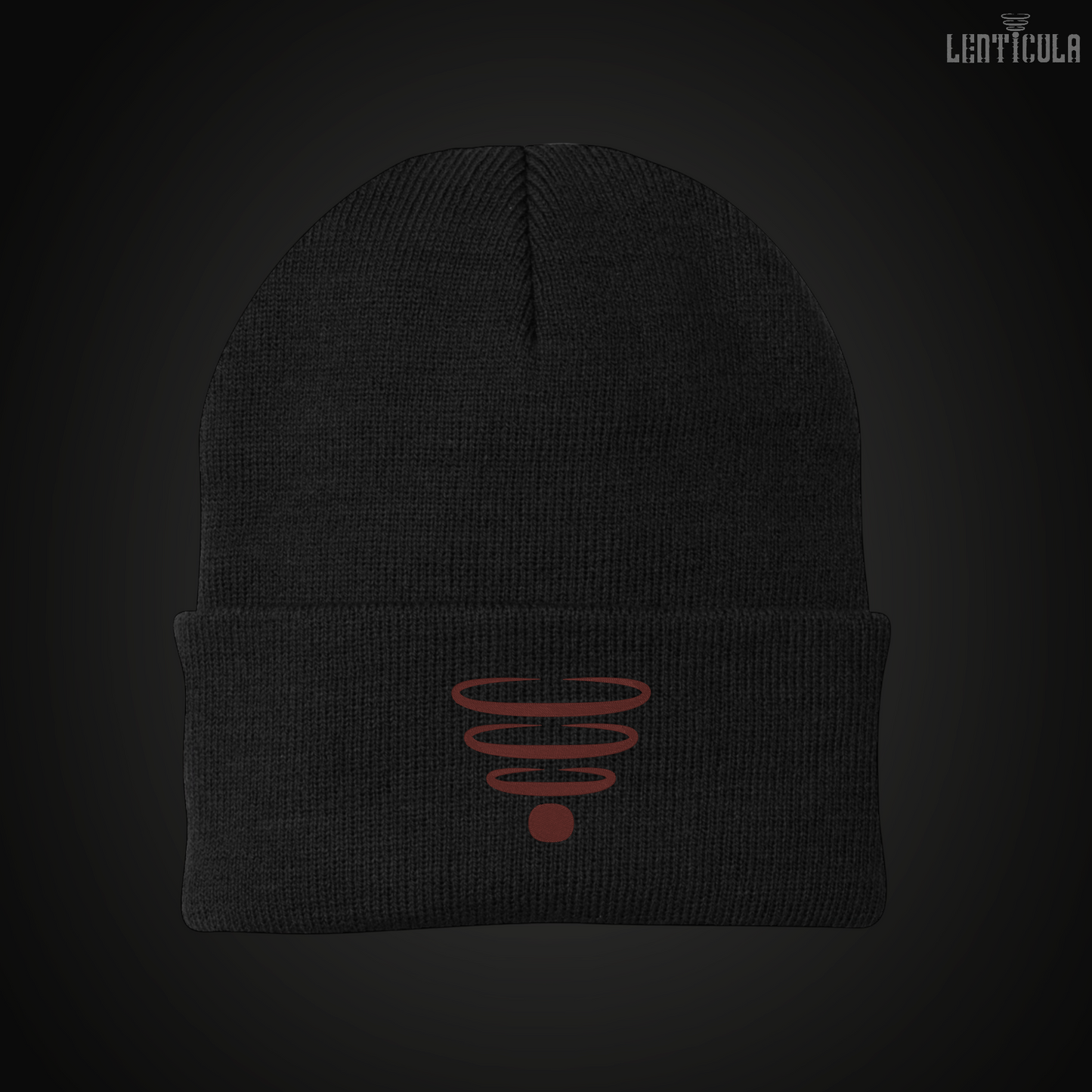 Lenticula Symbol Logo Beanie