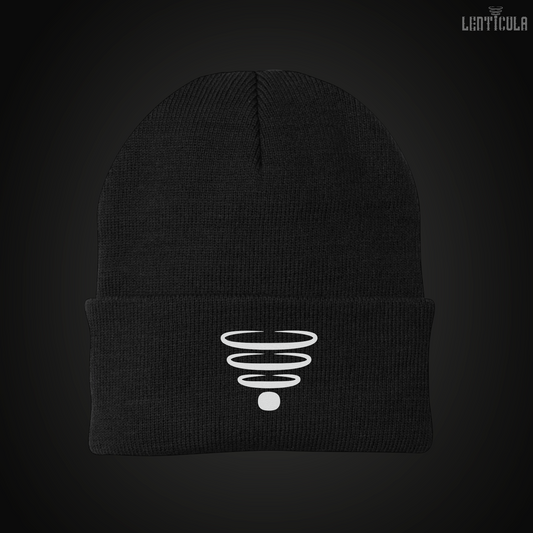 Lenticula Symbol Logo Beanie