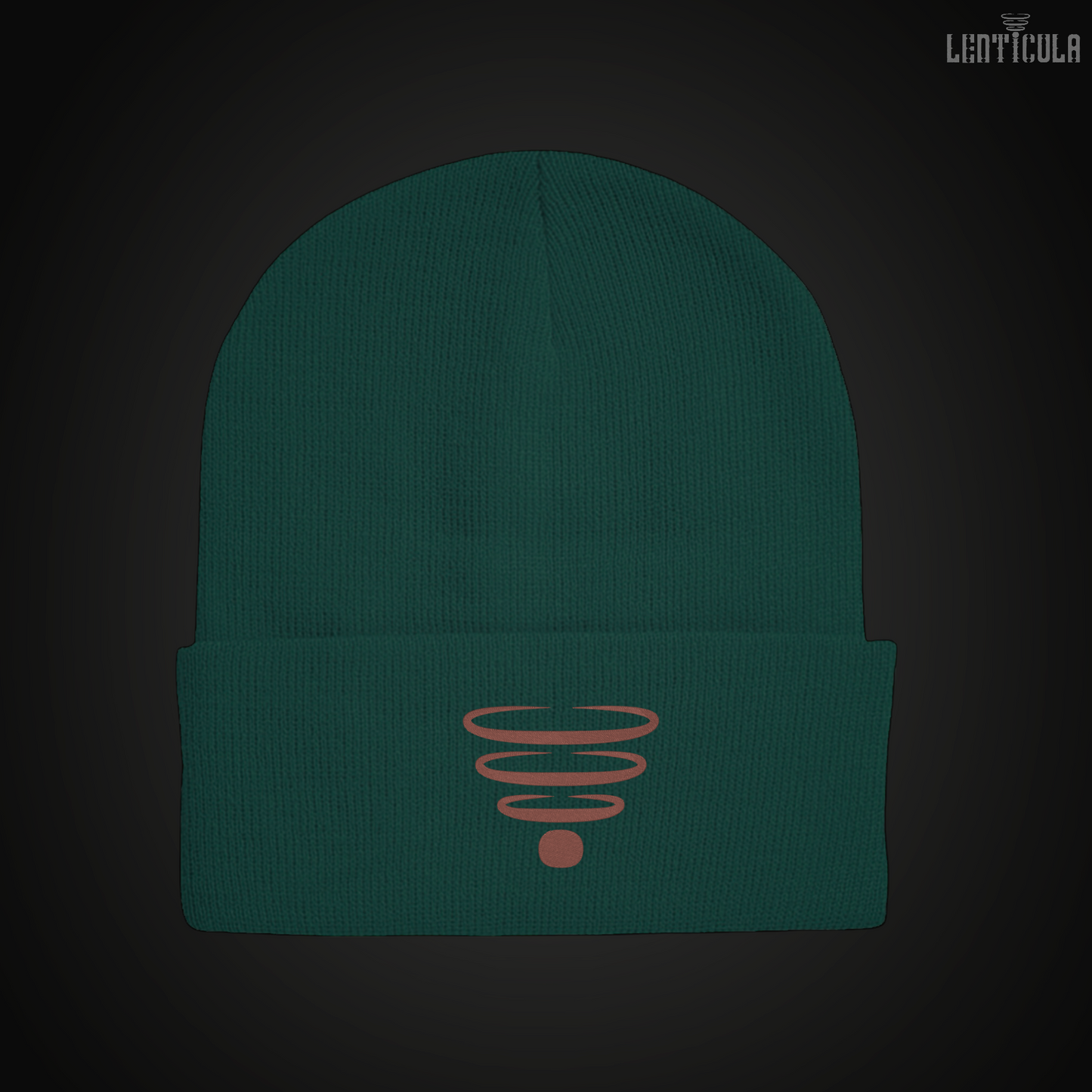 Lenticula Symbol Logo Beanie