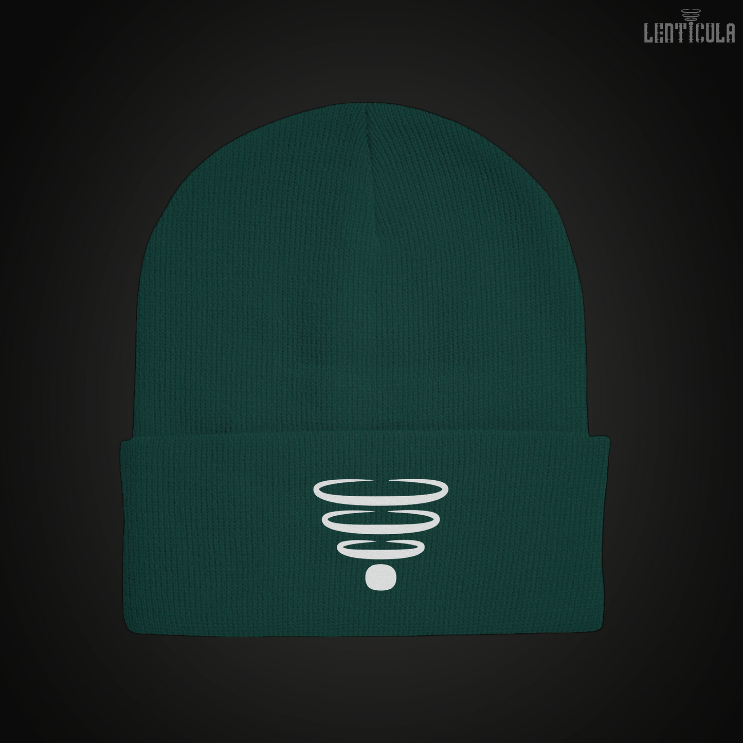 Lenticula Symbol Logo Beanie