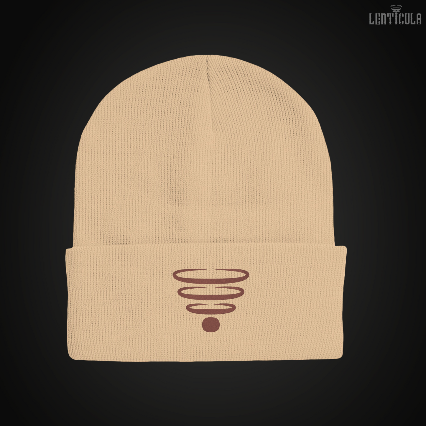 Lenticula Symbol Logo Beanie
