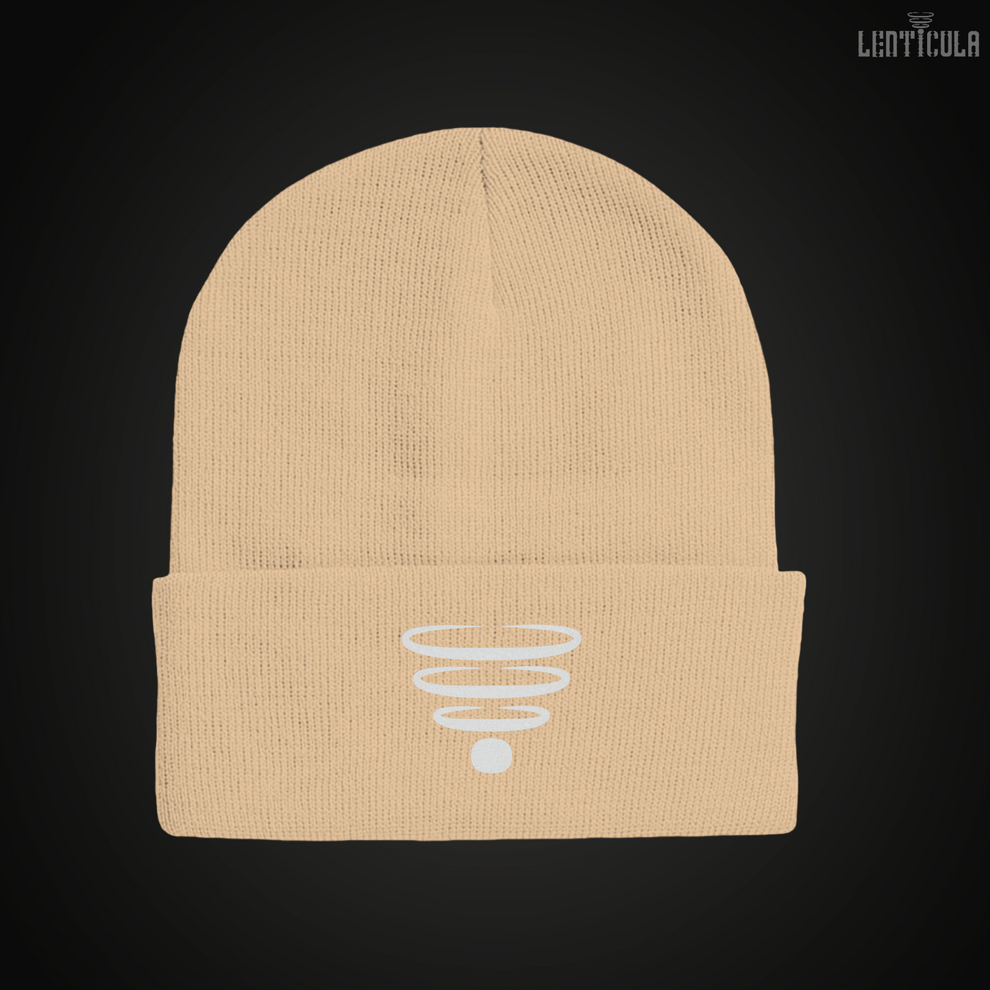 Lenticula Symbol Logo Beanie