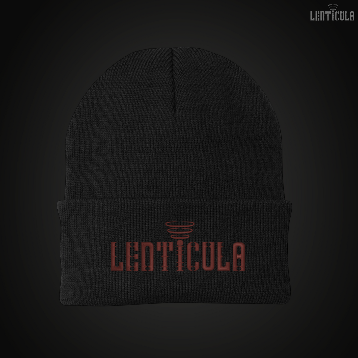 Lenticula Logo Beanie