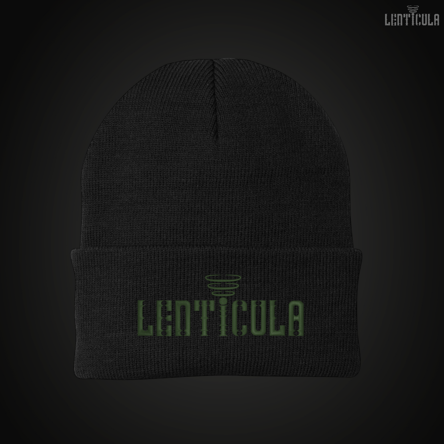 Lenticula Logo Beanie