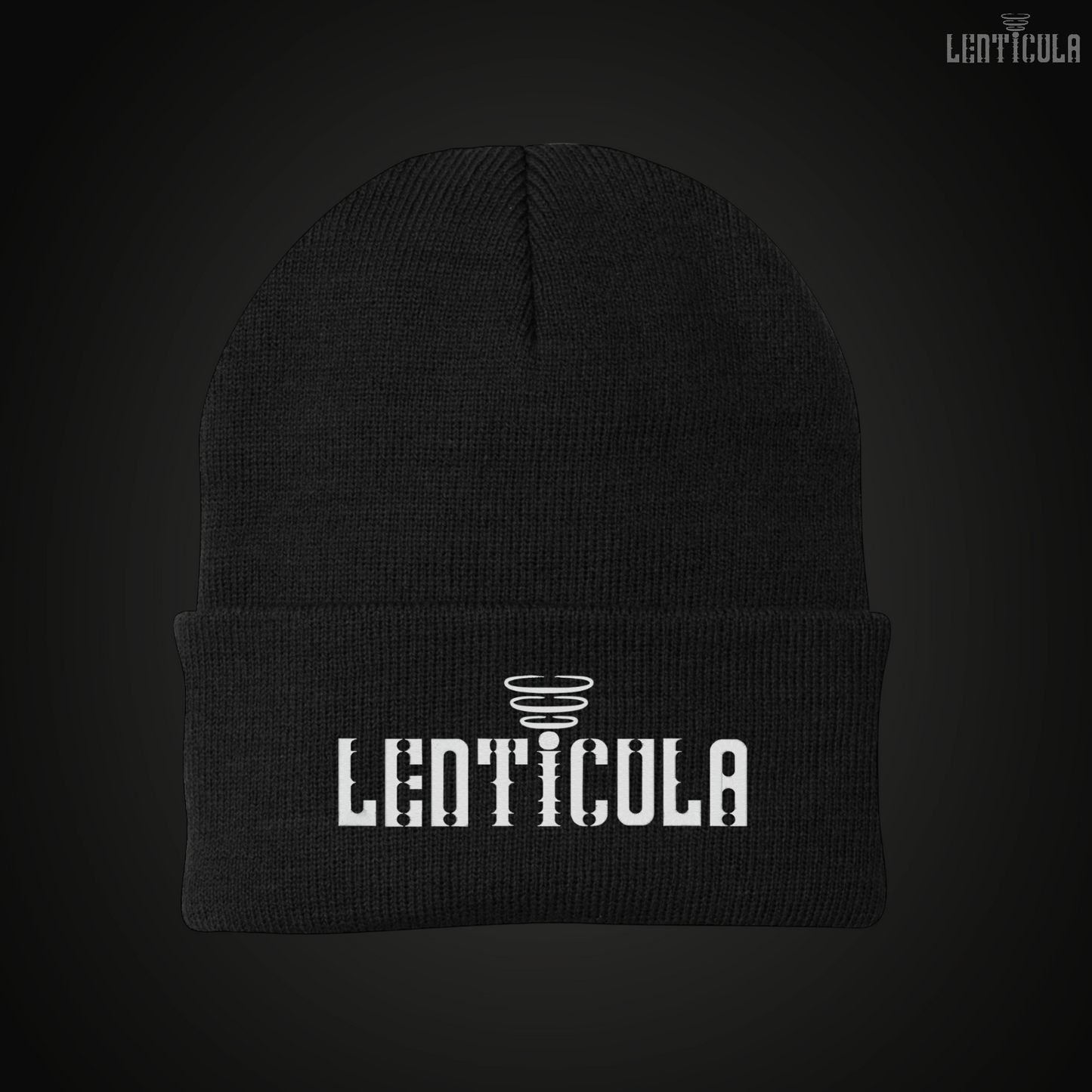 Lenticula Logo Beanie
