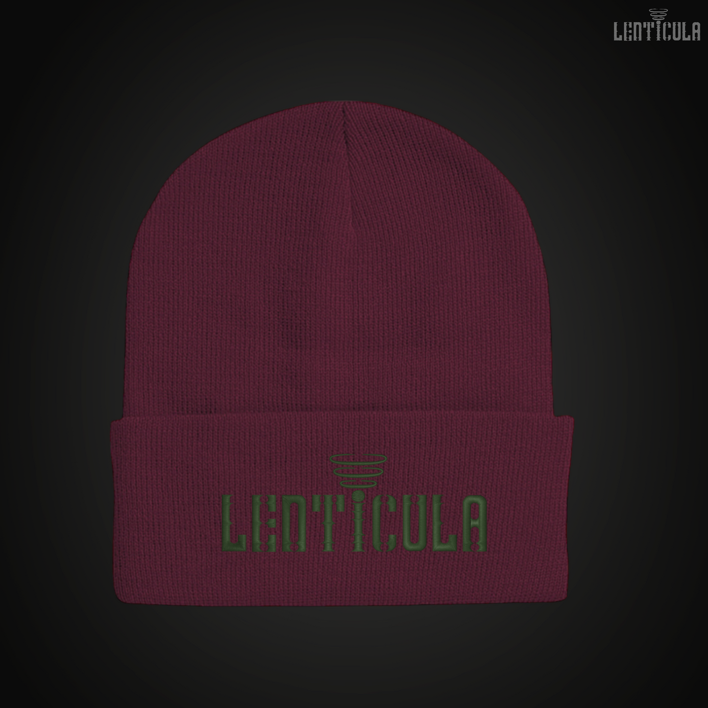 Lenticula Logo Beanie