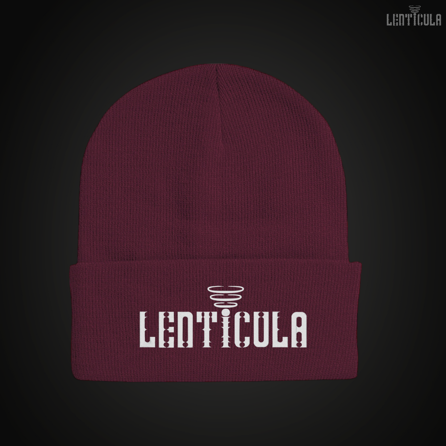 Lenticula Logo Beanie