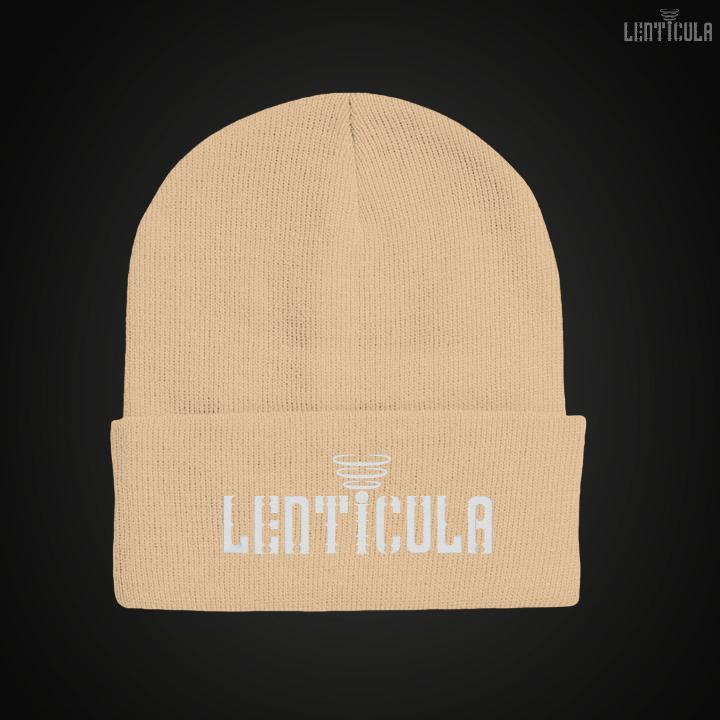 Lenticula Logo Beanie