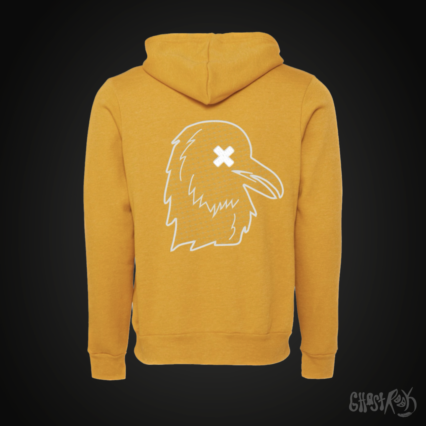 Ghost Rook Embroidered Hoodie - Geometric Pattern