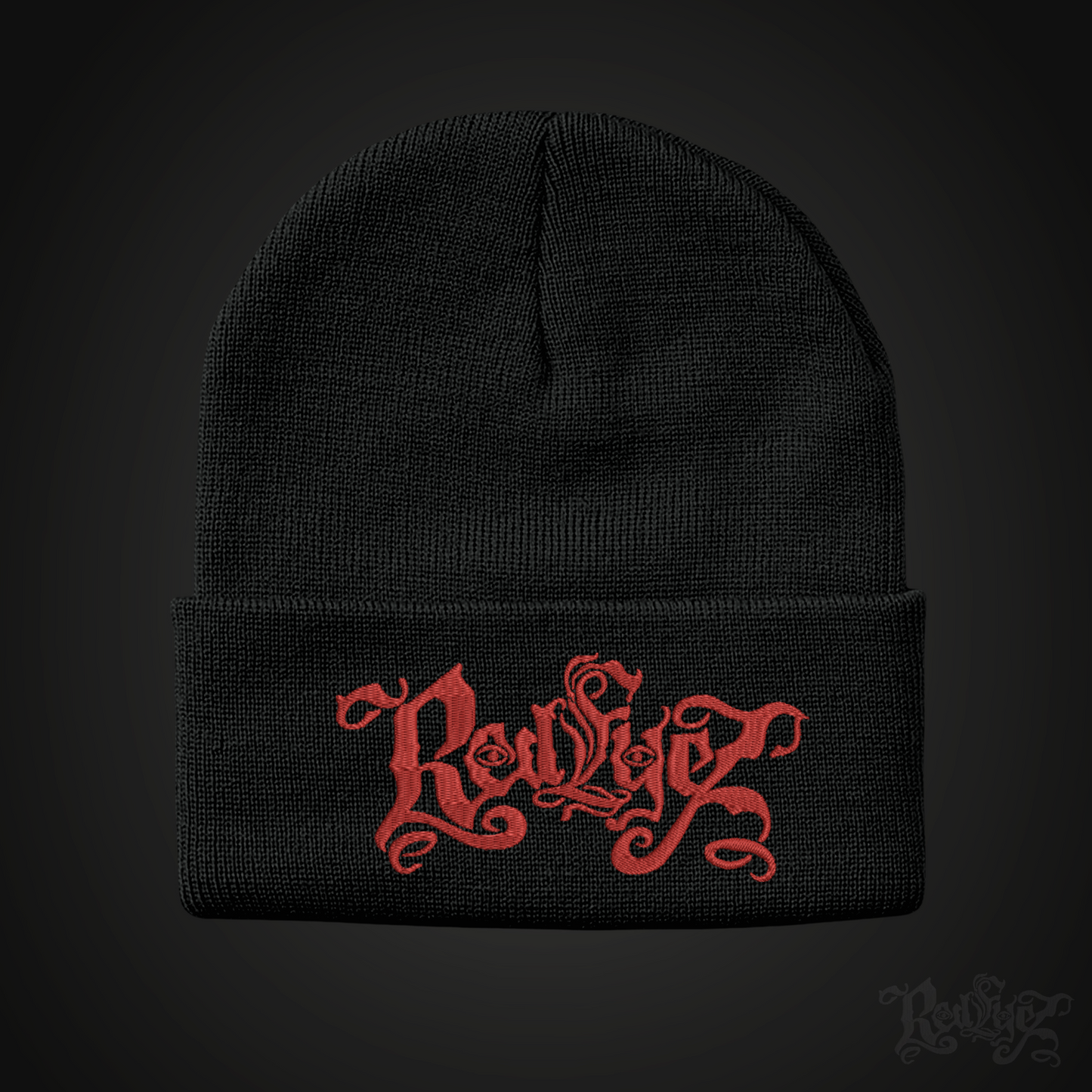 Redeyez Graphic Text Logo Beanie