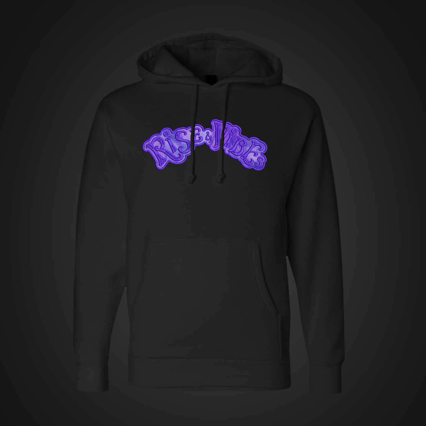 Rise & Vibes Festival Logo Appliqué Hoodie