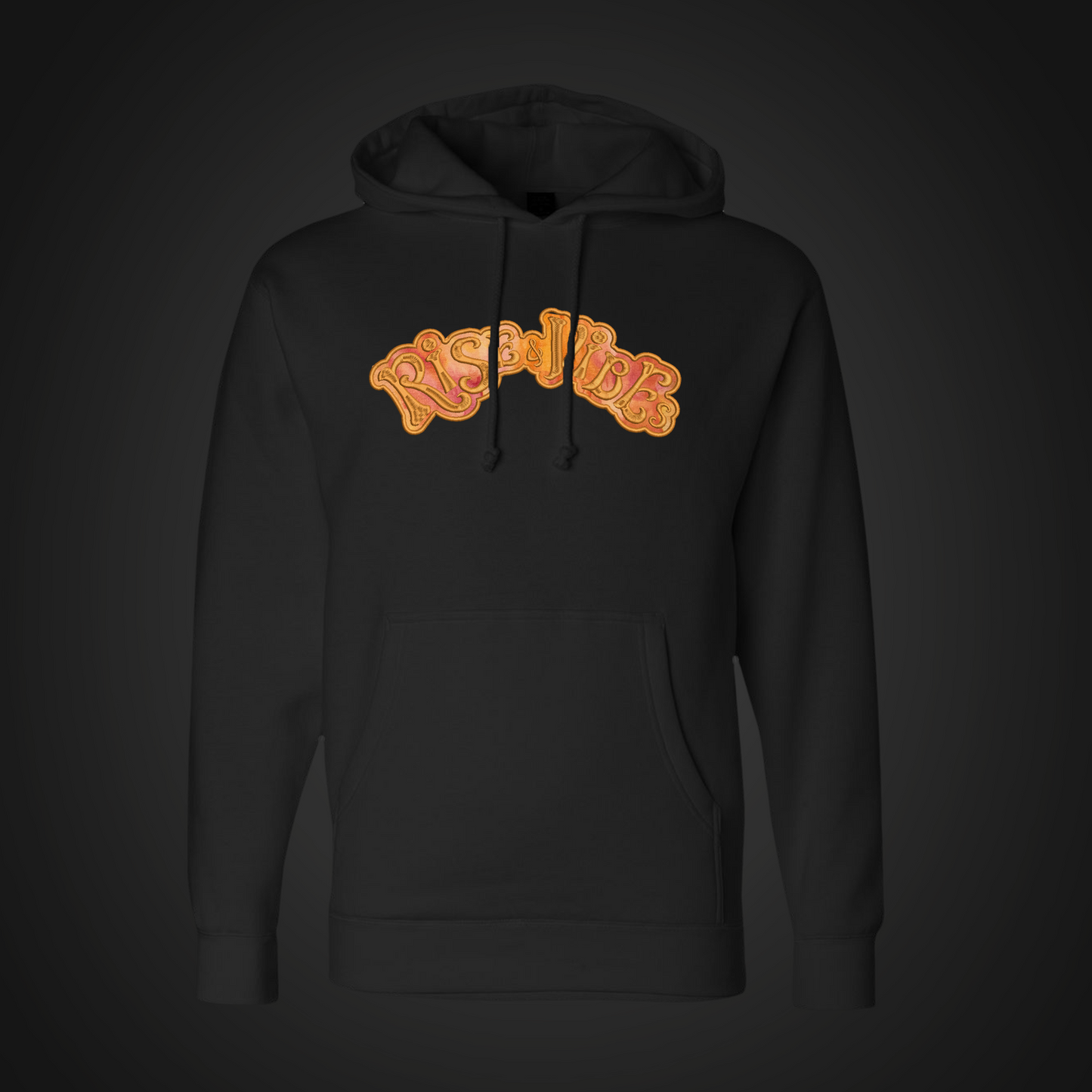 Rise & Vibes Festival Logo Appliqué Hoodie