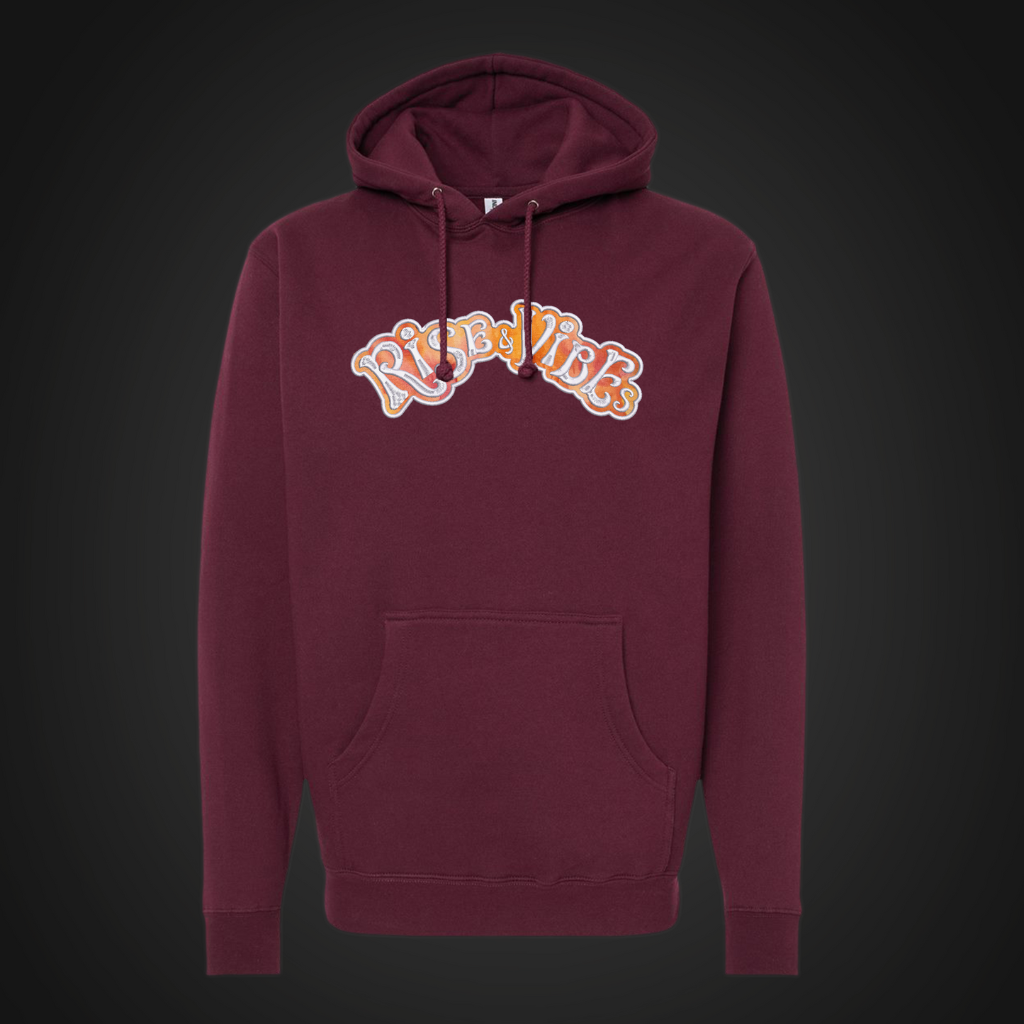 Rise & Vibes Festival Logo Appliqué Hoodie