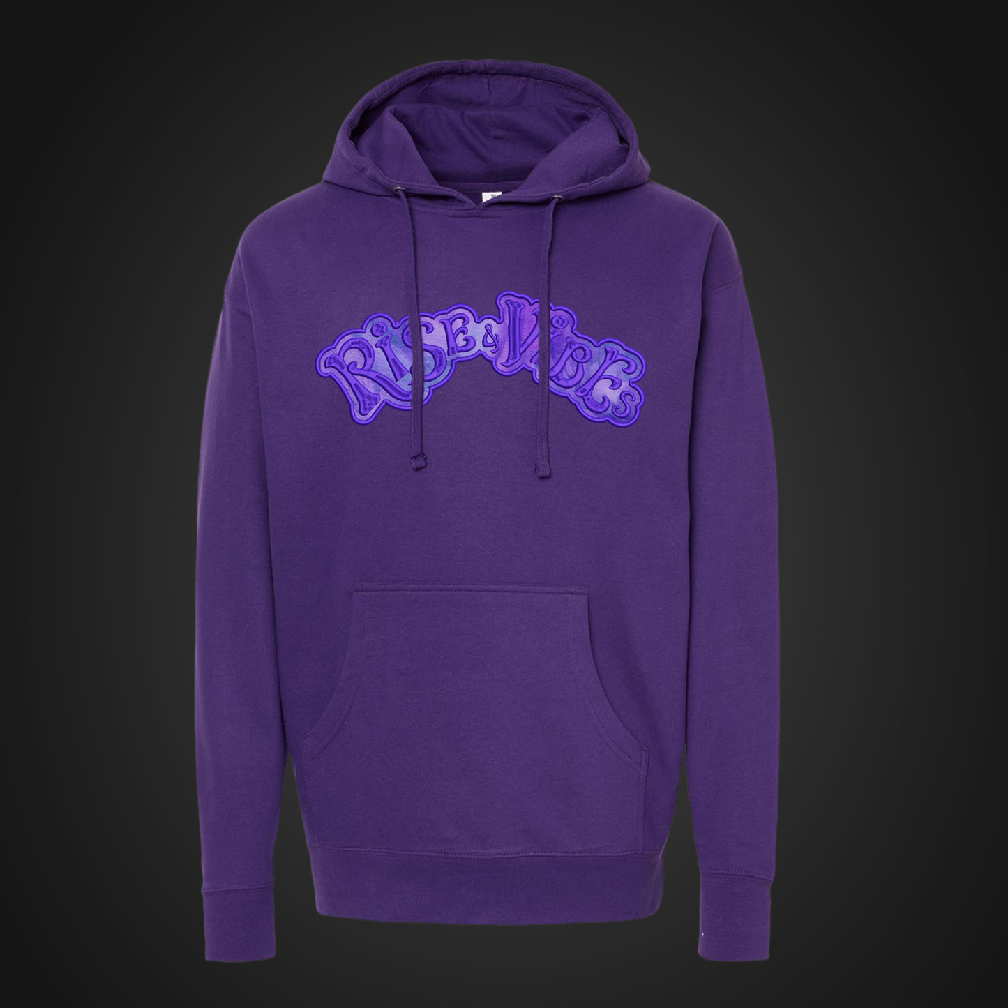 Rise & Vibes Festival Logo Appliqué Hoodie