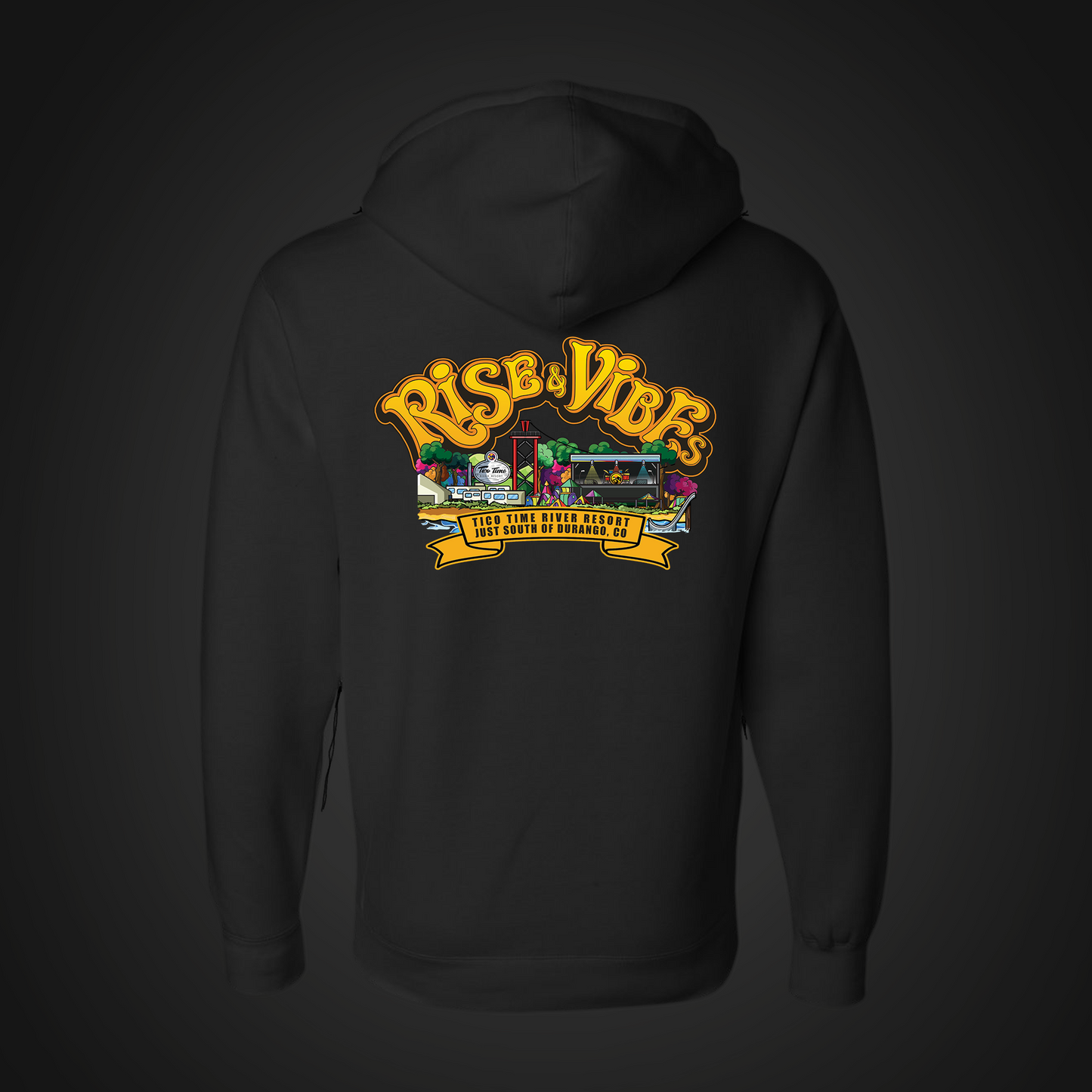 Rise and Vibes Festival Art Hoodie