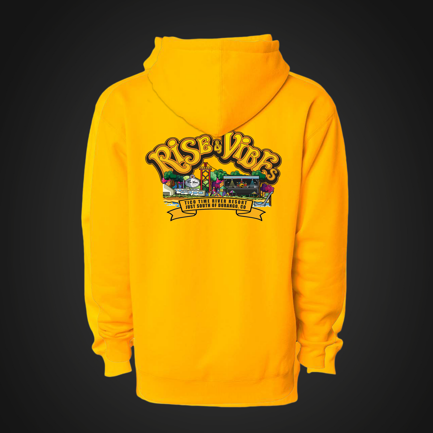 Rise and Vibes Festival Art Hoodie