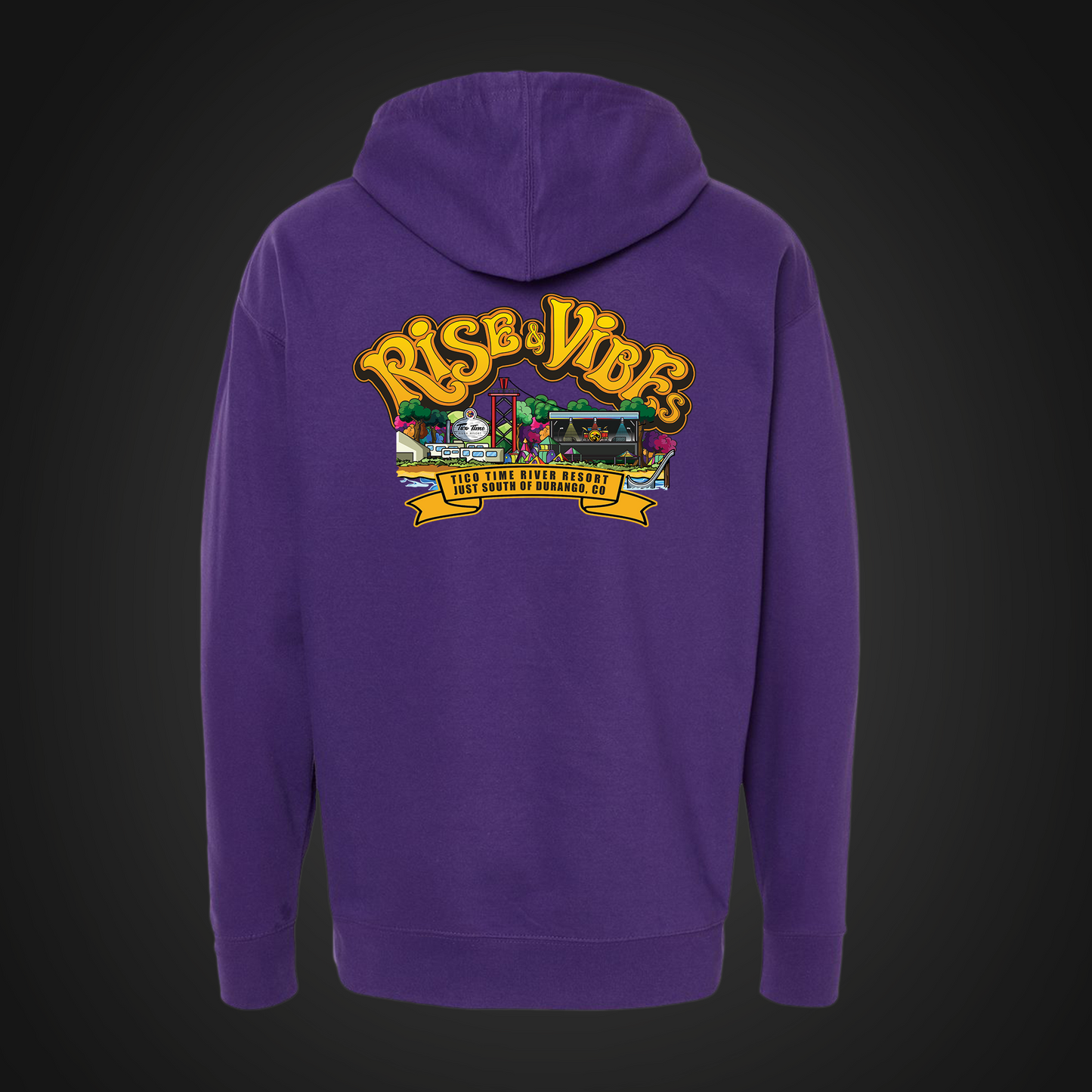Rise and Vibes Festival Art Hoodie