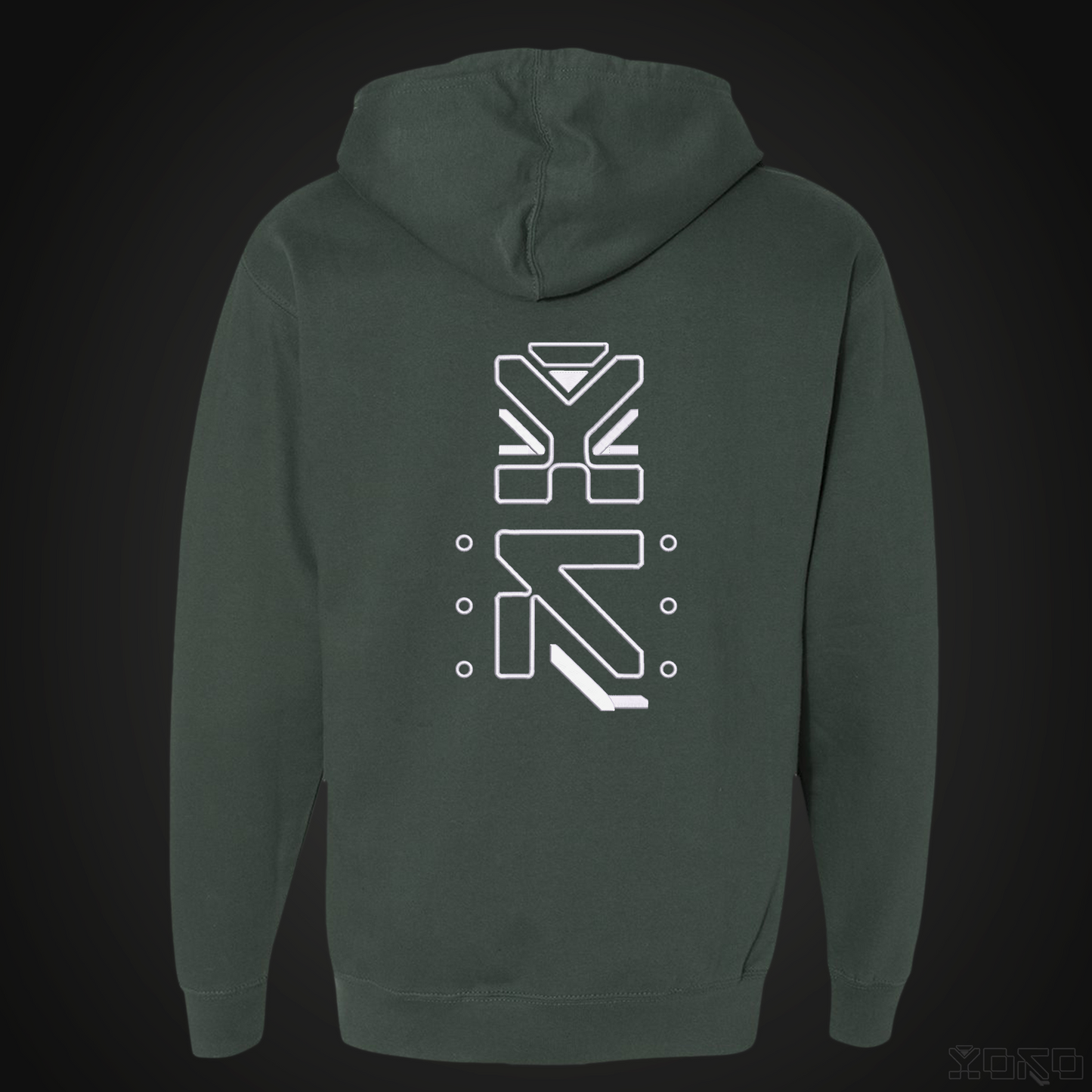 Yoko Fully Embroidered Hoodie