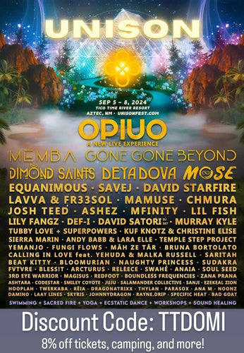 Unison Music Festival, Sept. 5th-8th, 2024, Lineup & Ticket Discount Code