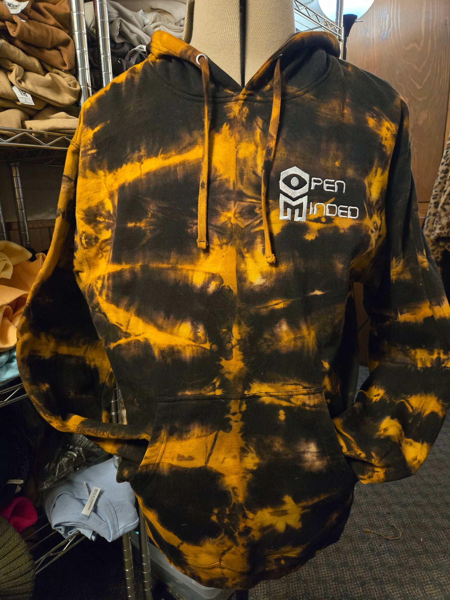 Open Minded Reverse Dyed Hoodies