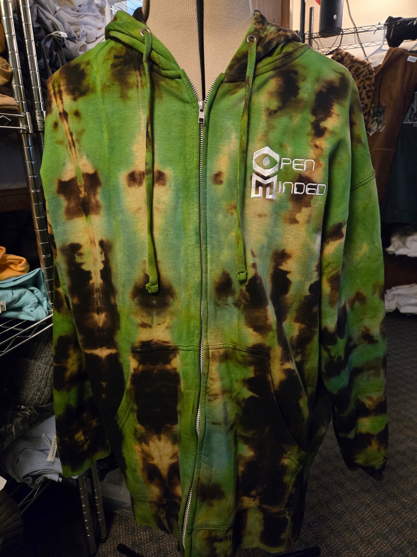 Open Minded Reverse Dyed Hoodies