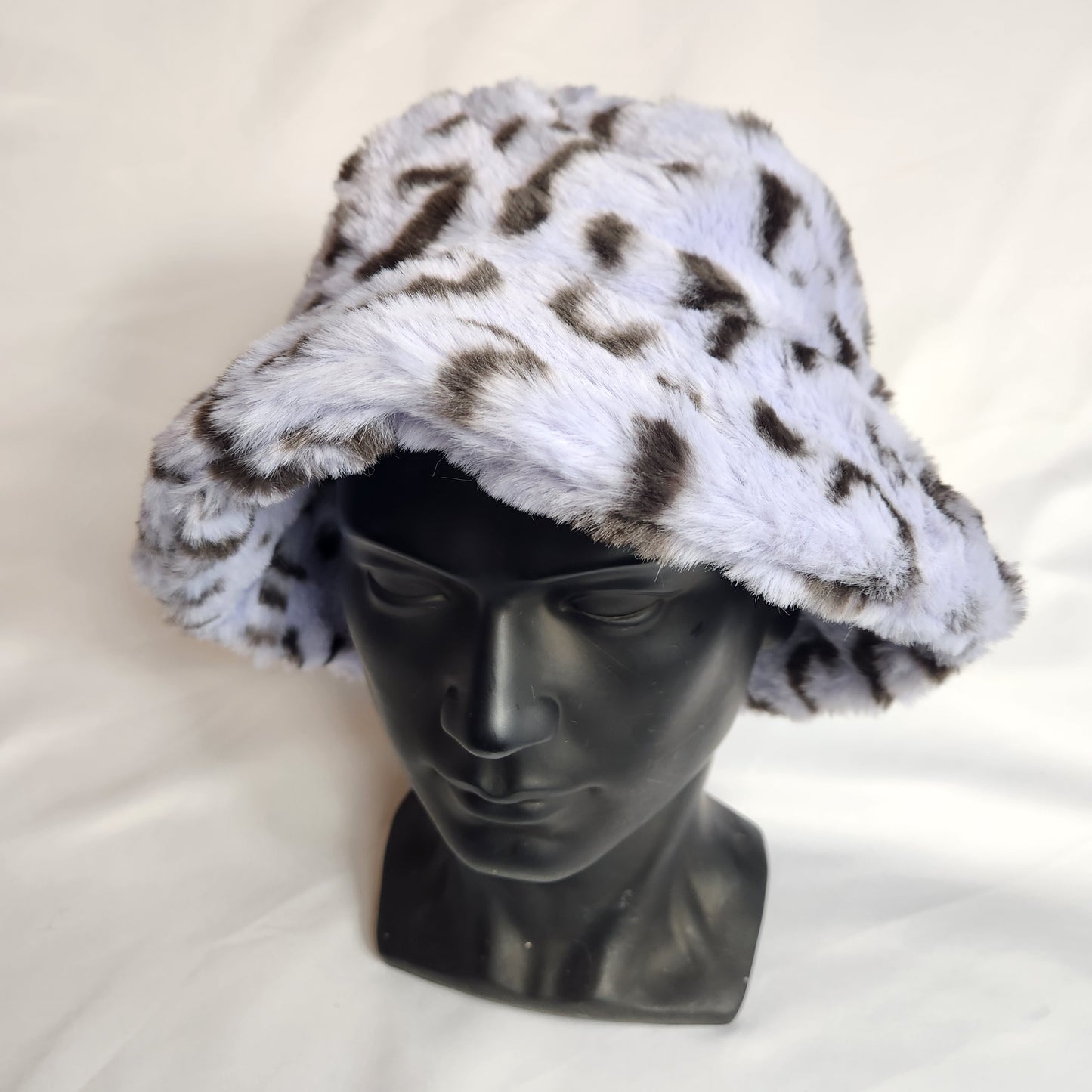 Custom Leopard Print Fluffy Bucket Hats