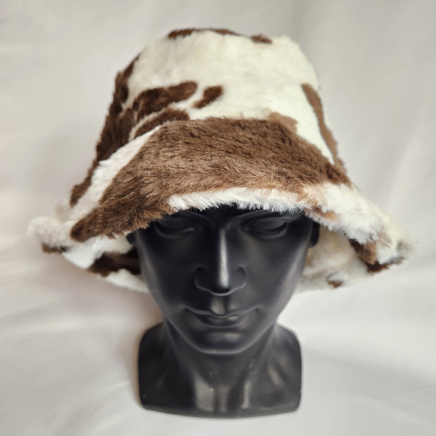 Custom Cow Print Fluffy Bucket Hats