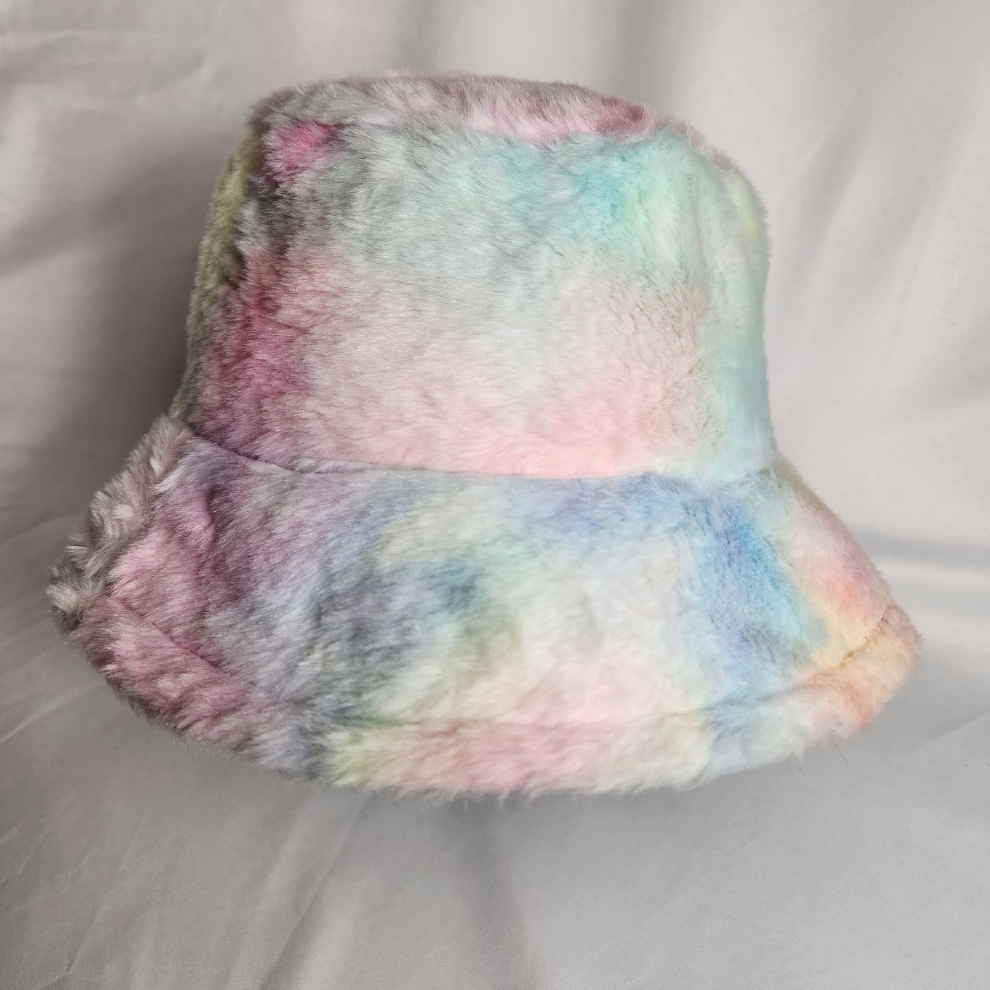 Custom Embroidered Tie-Dye Fluffy Bucket Hats