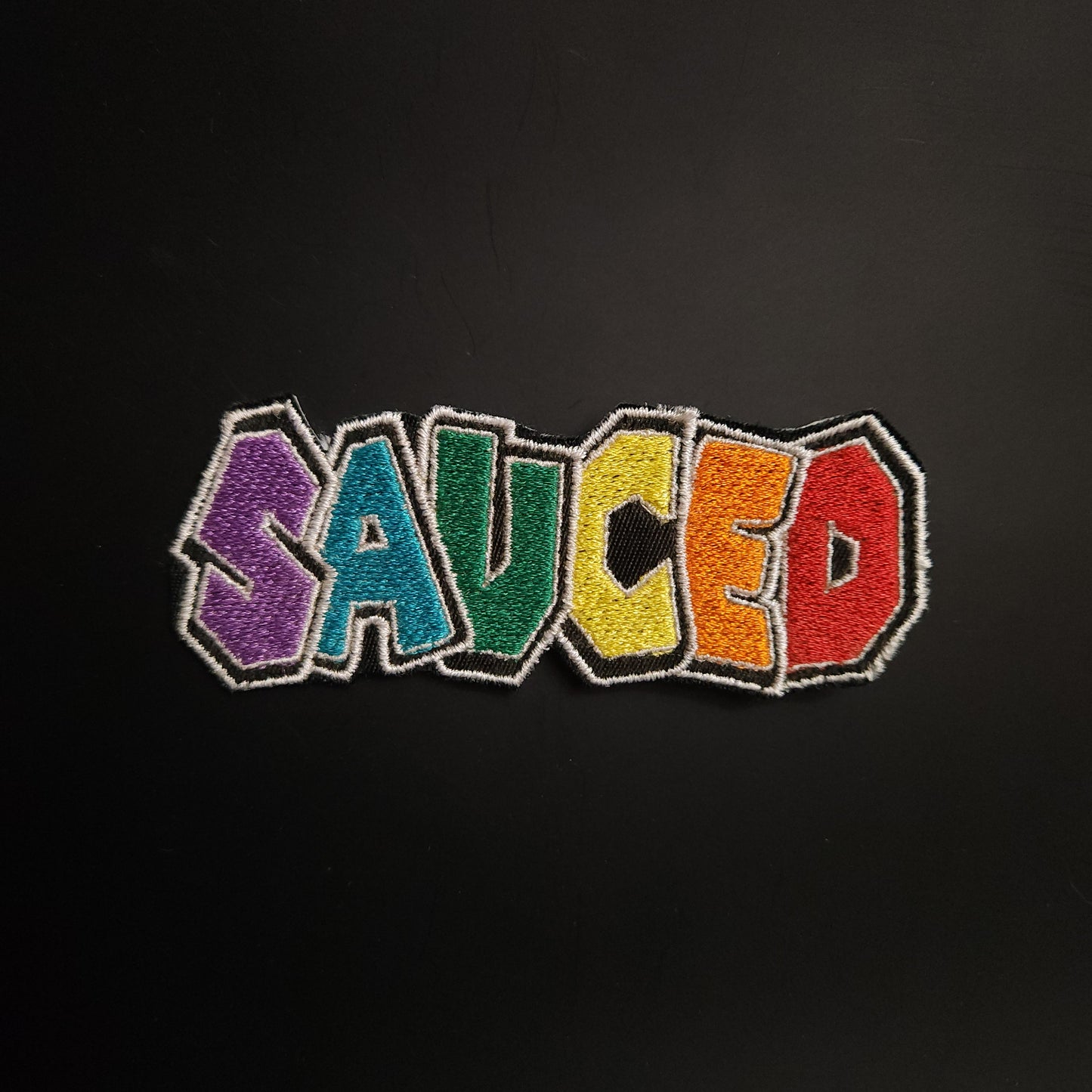 "Sauced" Embroidered Patch