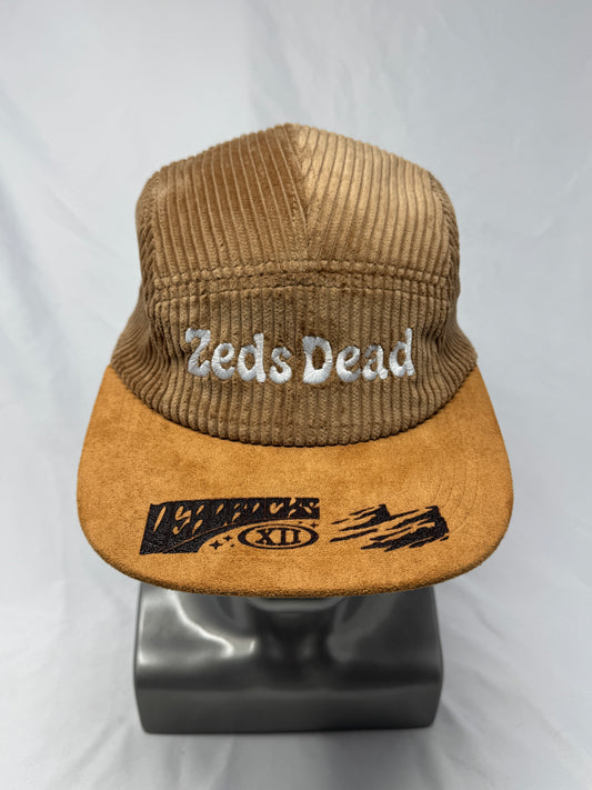 Tan Corduroy 5-Panel Hat