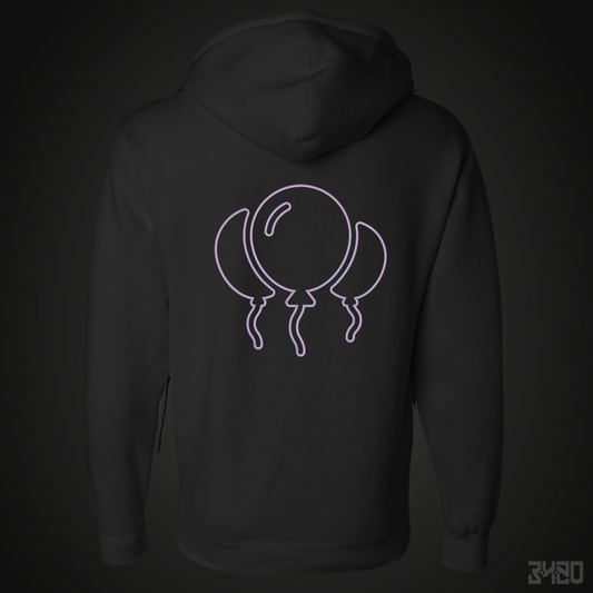 3420 Bloons Outline Embroidered Hoodie