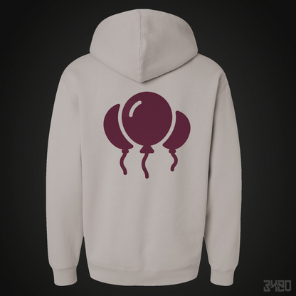 3420 Bloons Full Fill Embroidered Hoodie