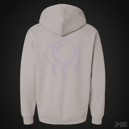 3420 Bloons Outline Embroidered Hoodie