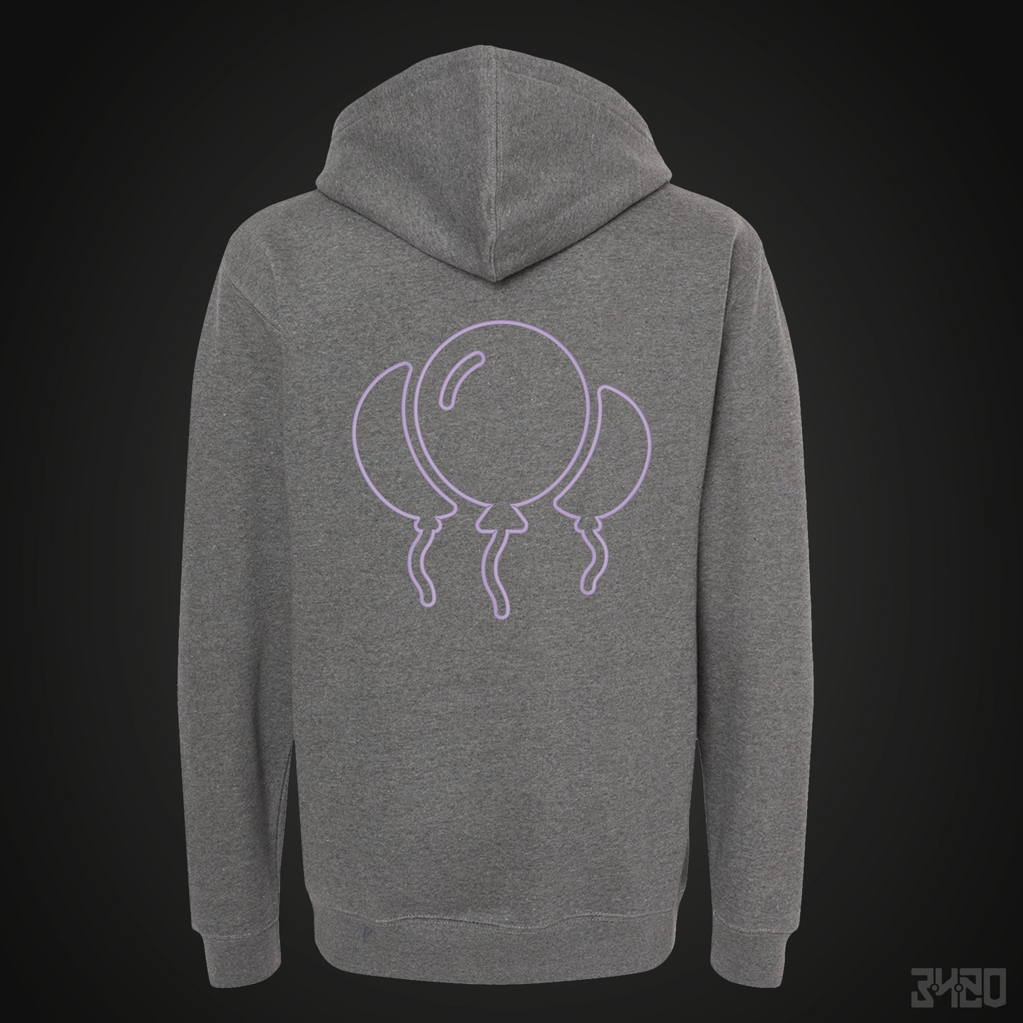 3420 Bloons Outline Embroidered Hoodie