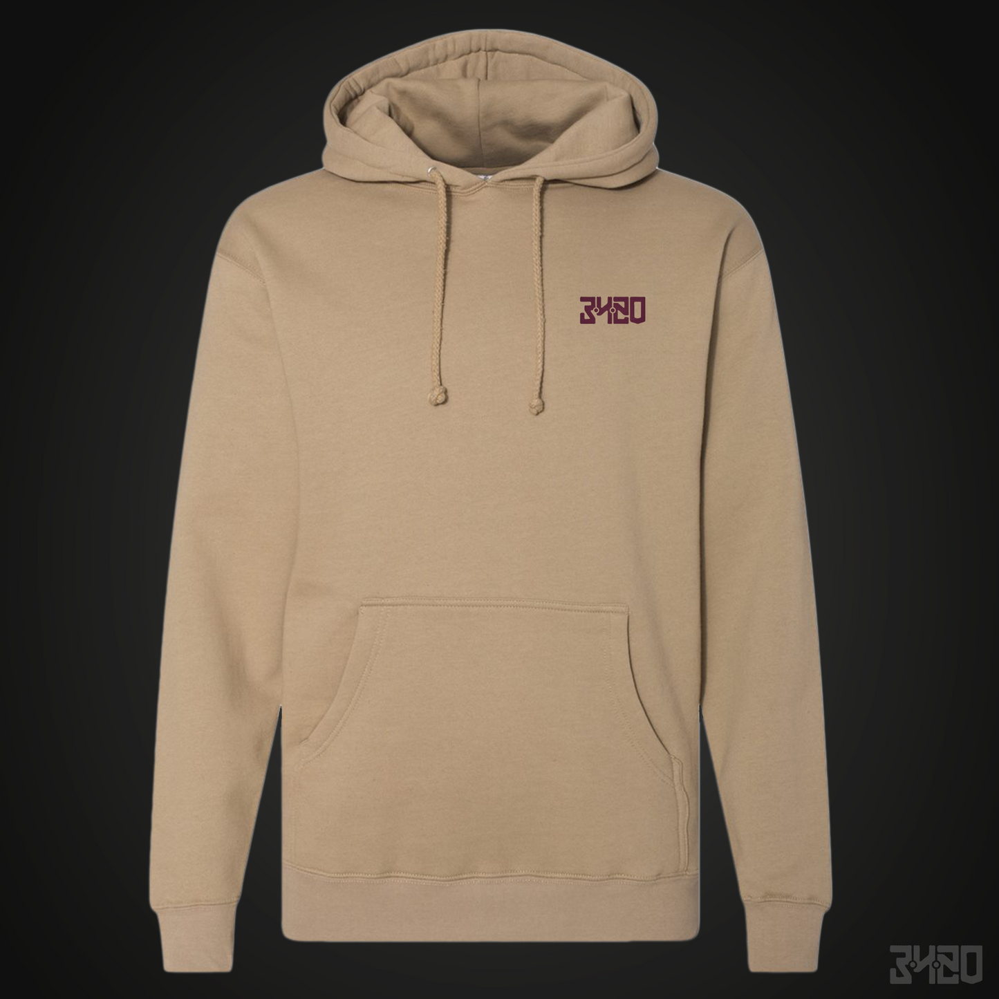 3420 Bloons Outline Embroidered Hoodie