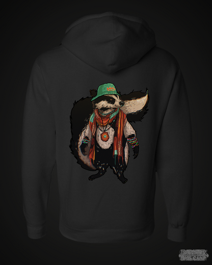 Badger Bass Camp Full Rave Badger Hoodie