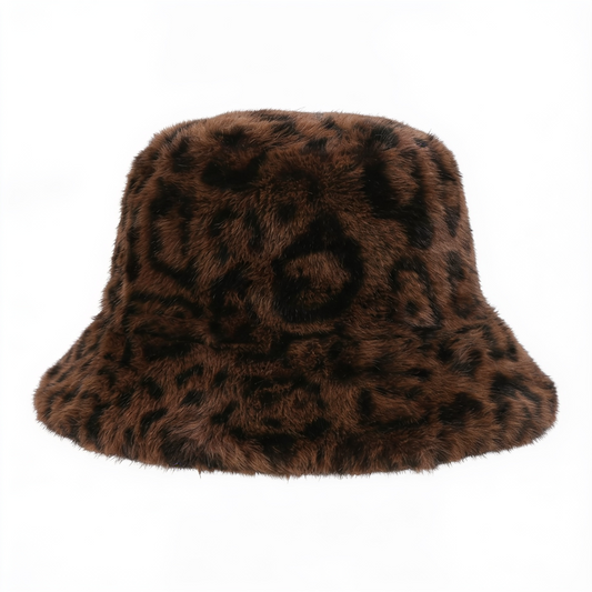 Blank Fluffy Bucket- Cheetah Fluffy Bucket