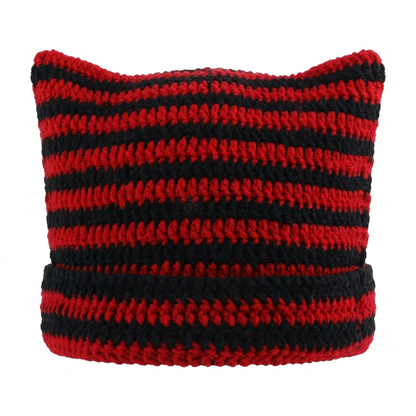 Blank Specialty- Striped Cat Ear Beanie