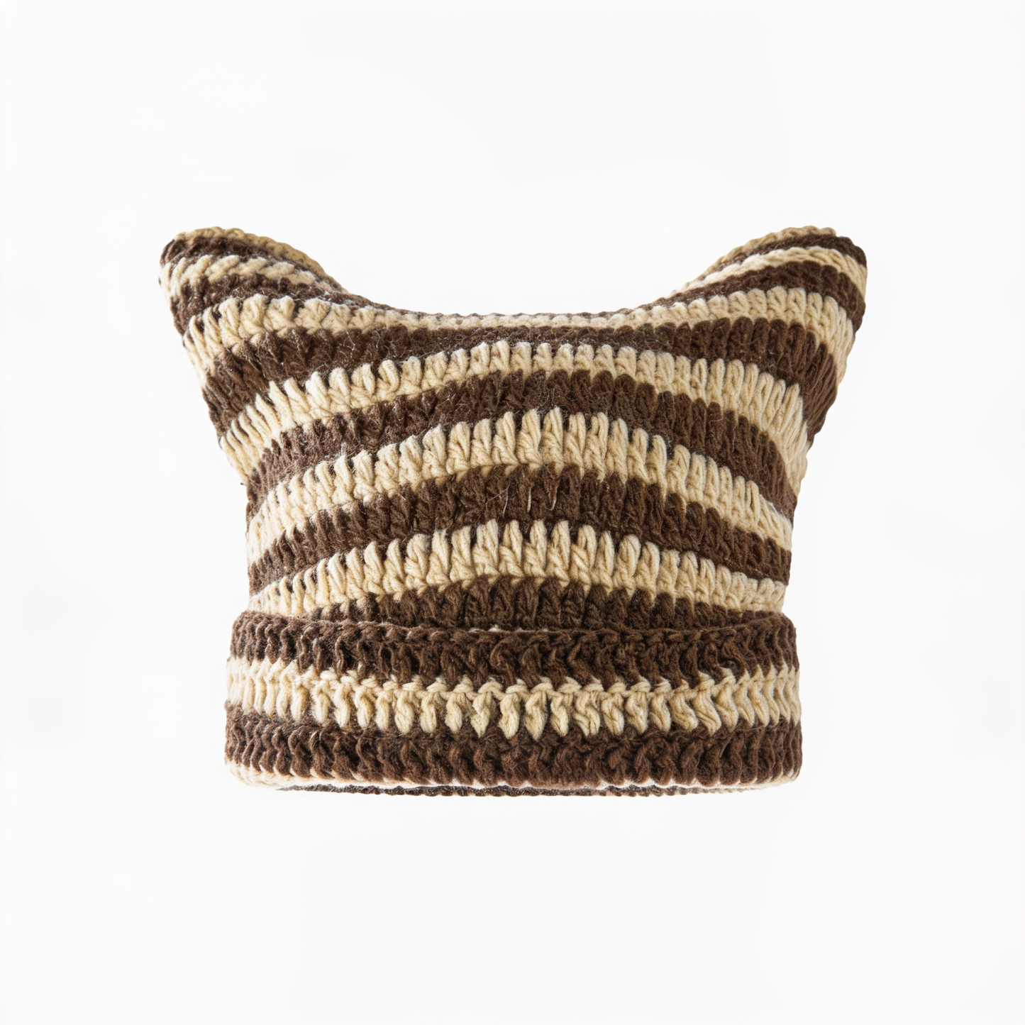Blank Specialty- Striped Cat Ear Beanie