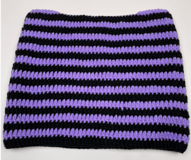 Blank Specialty- Striped Cat Ear Beanie